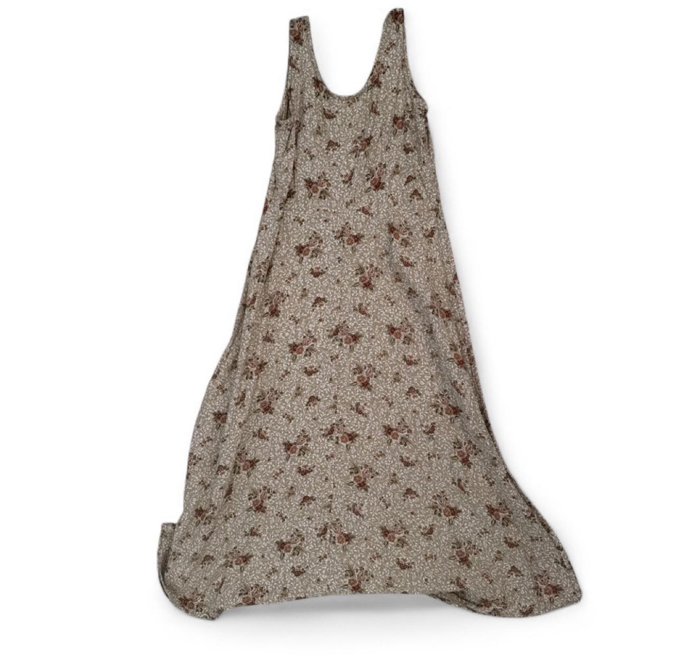 Rabbit Rabbit Rabbit Designs Floral Scoop Neck Strappy Maxi Rayon Dress 4M