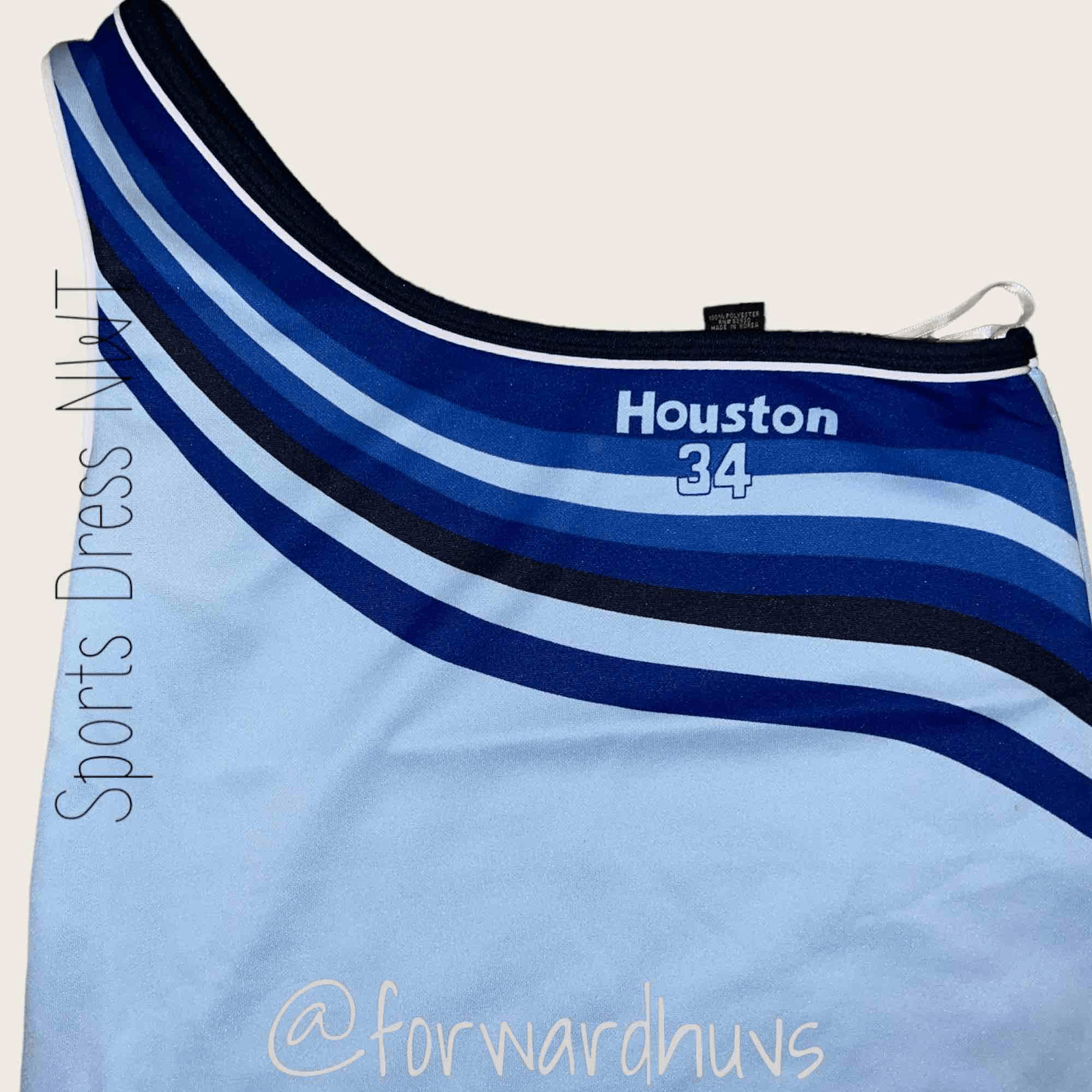 Soho Babe Hardball Classic Sports One Shoulder Dress Size Large