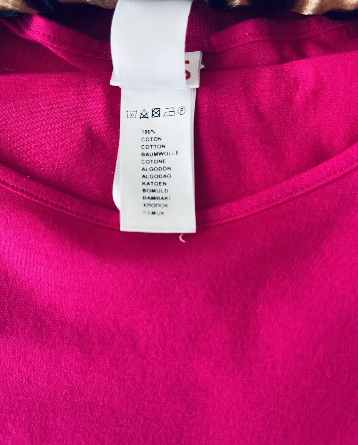 Eres Tunic Jersey Dress, Fuchsia Color, S/M, Made In France