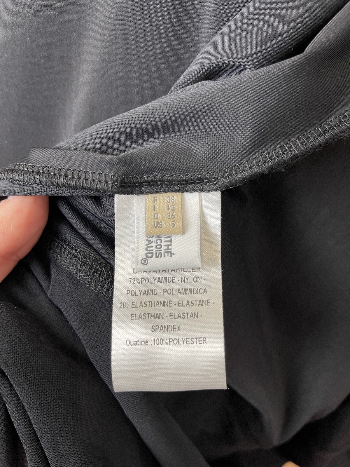 MARITHE FRANCOIS GIRBAUD Size UK 10 Black Strappy Dress Cocktail Formal