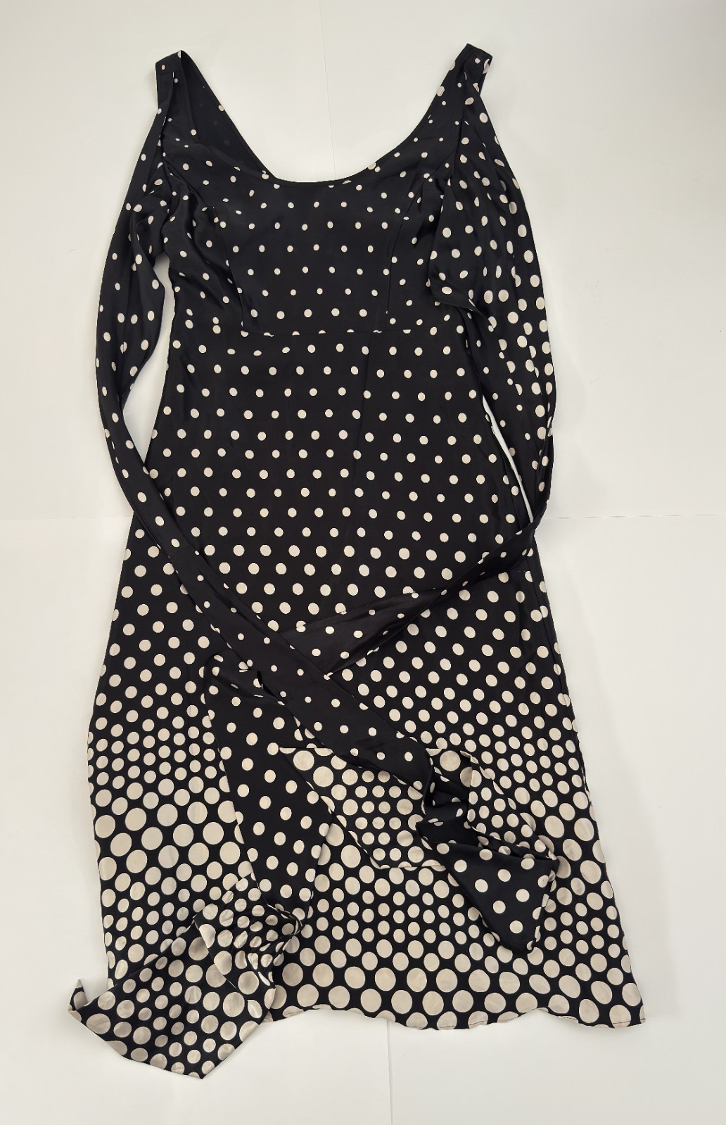 Ted Baker Black Polka Dot Silk Women’s Dress Size Ted 1 US 2/4