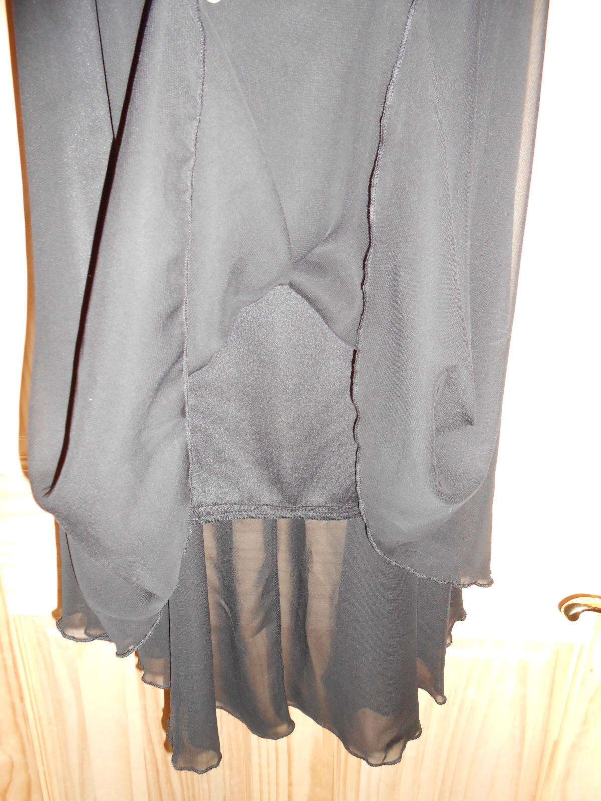 NEW sz Medium Deb Black & White LBD Strapless Sweetheart Bust Long/Short Dress!