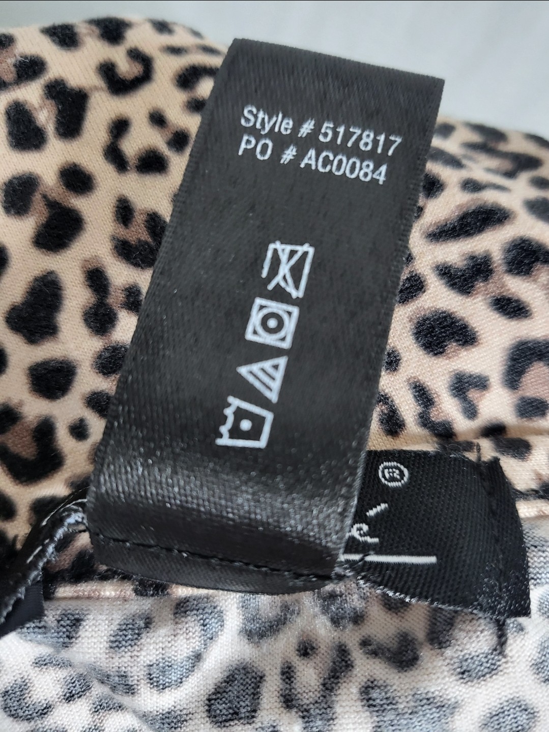 Rene Rofe Sleepwear Leopard Print Mini Dress Adjustable Straps Size M