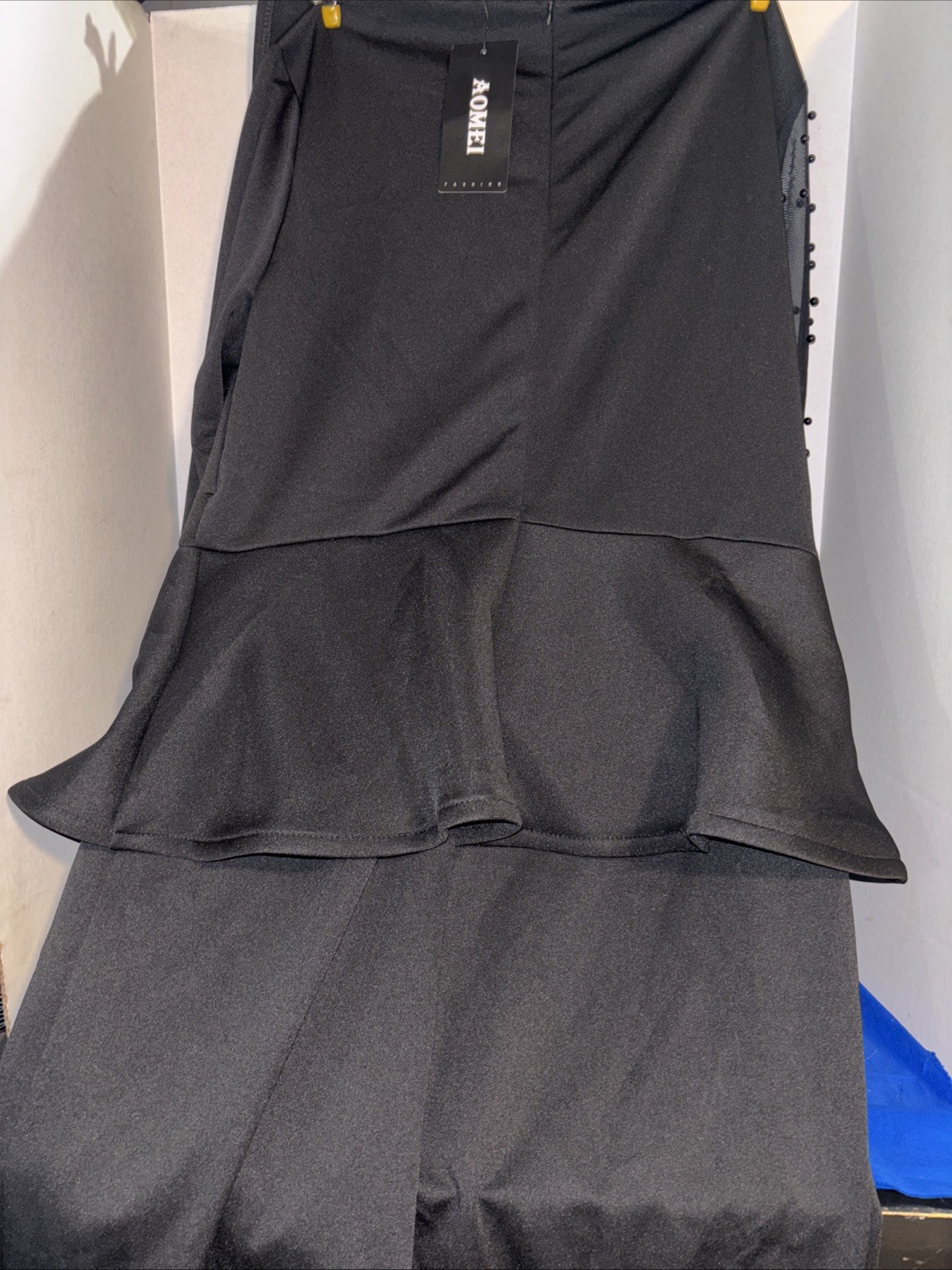 Elegant Aomei Black Designer Pant- Jumper- New With Tags- 3 X Estate Find.