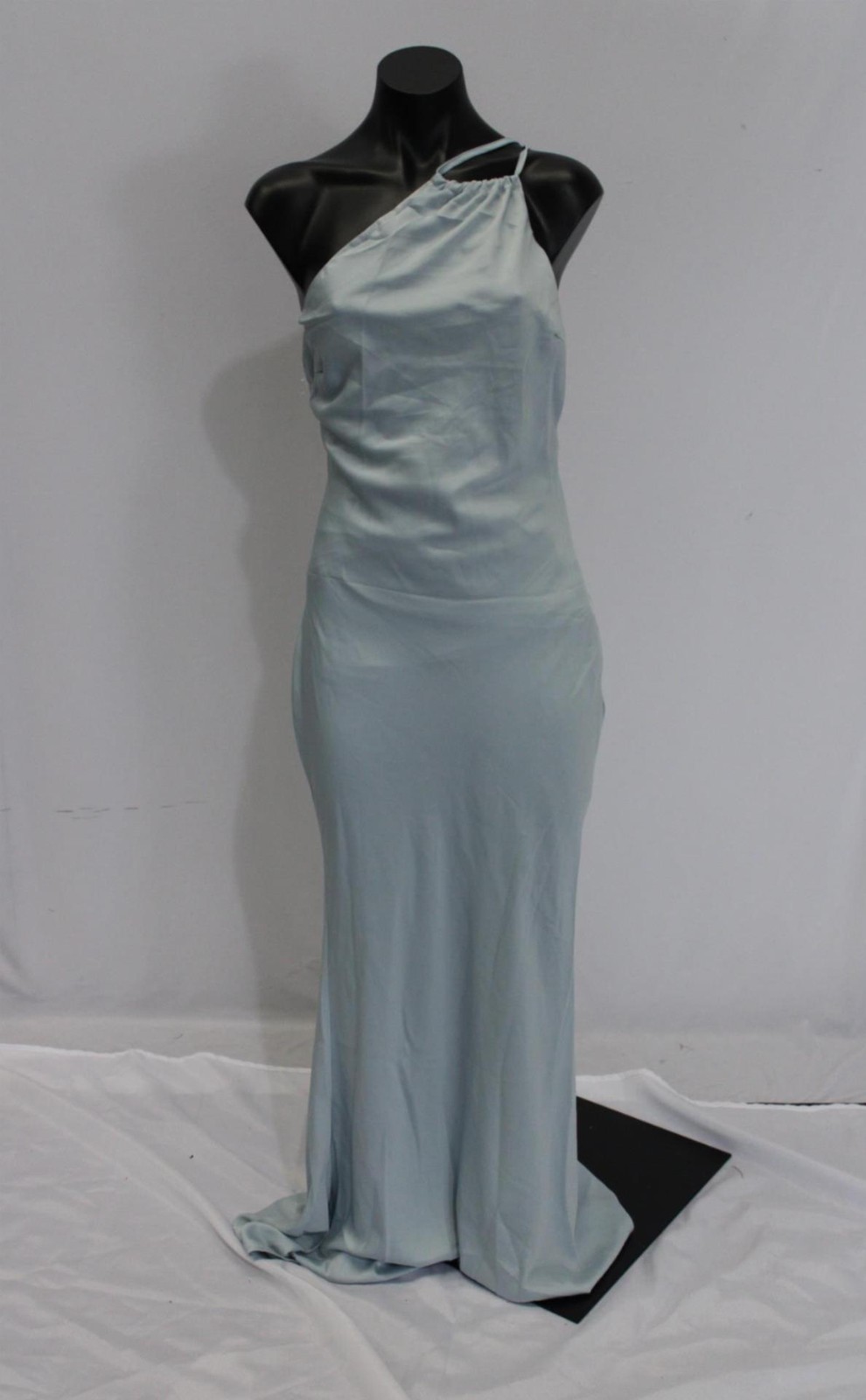 Peppermayo Women’s All My Tomorrows Satin Maxi Dress EH6 Teal Size 8 (US: 4)