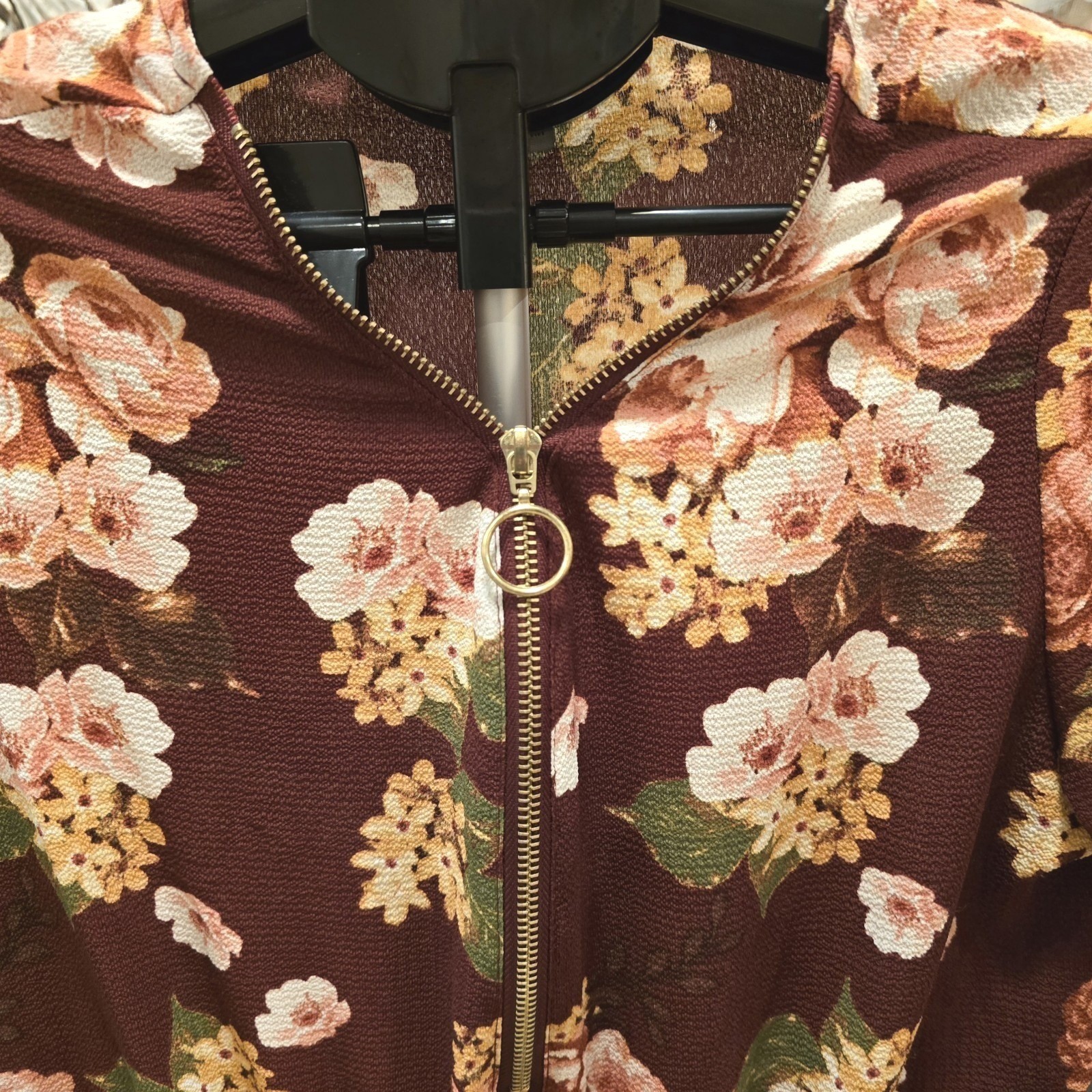 NWT Very Pretty J for Justify Red Floral Dress MEDIUM