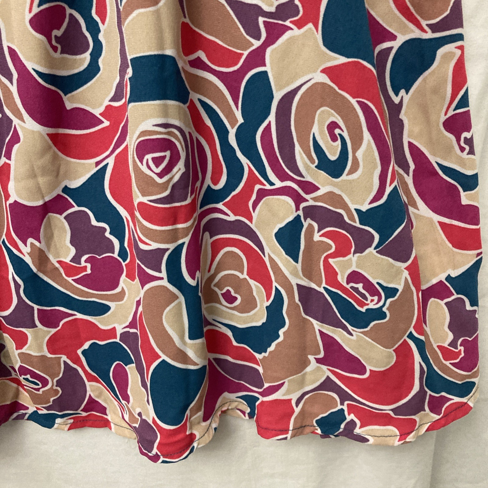 NWT Emily Wonder Women’s Plus Size Multicolor Lined Floral Sleeveless Dress – 1X