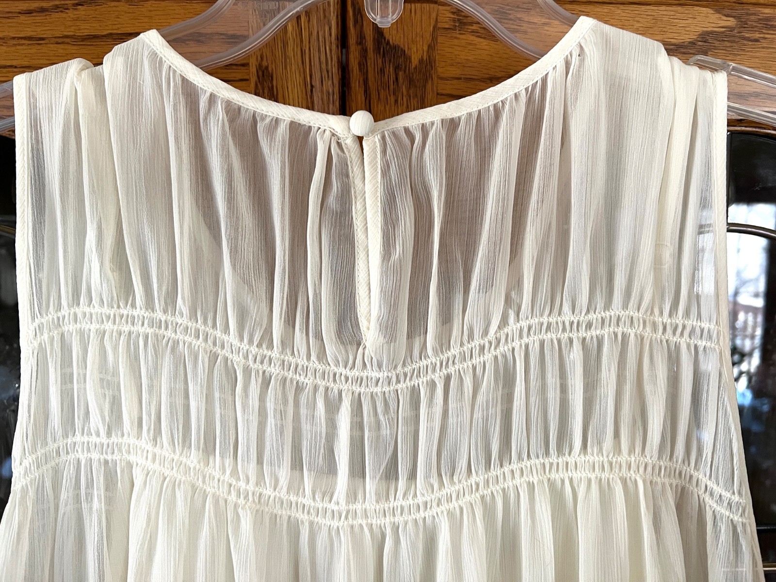 A New Day ivory maxi dress Size XXL Boho dress sleeveless New No tags