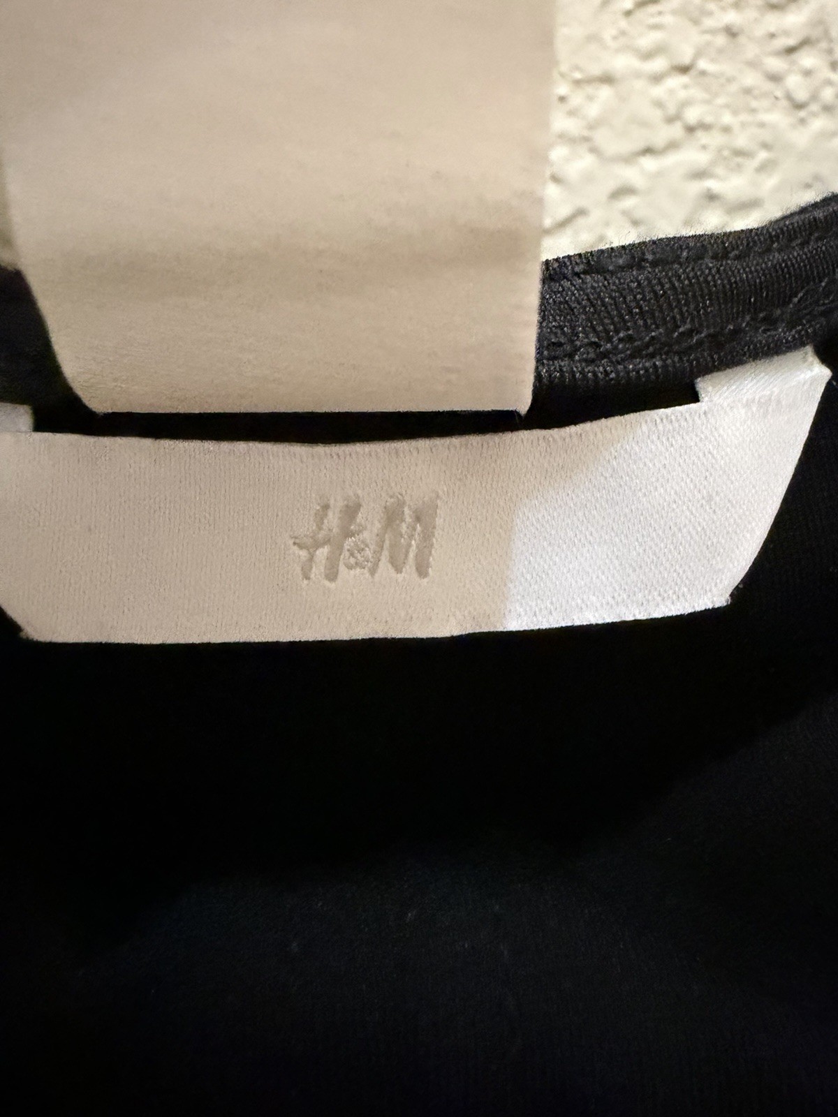 H&M Women’s Black Solid Scoop Neck Wide Strap Athletic Dress Size L