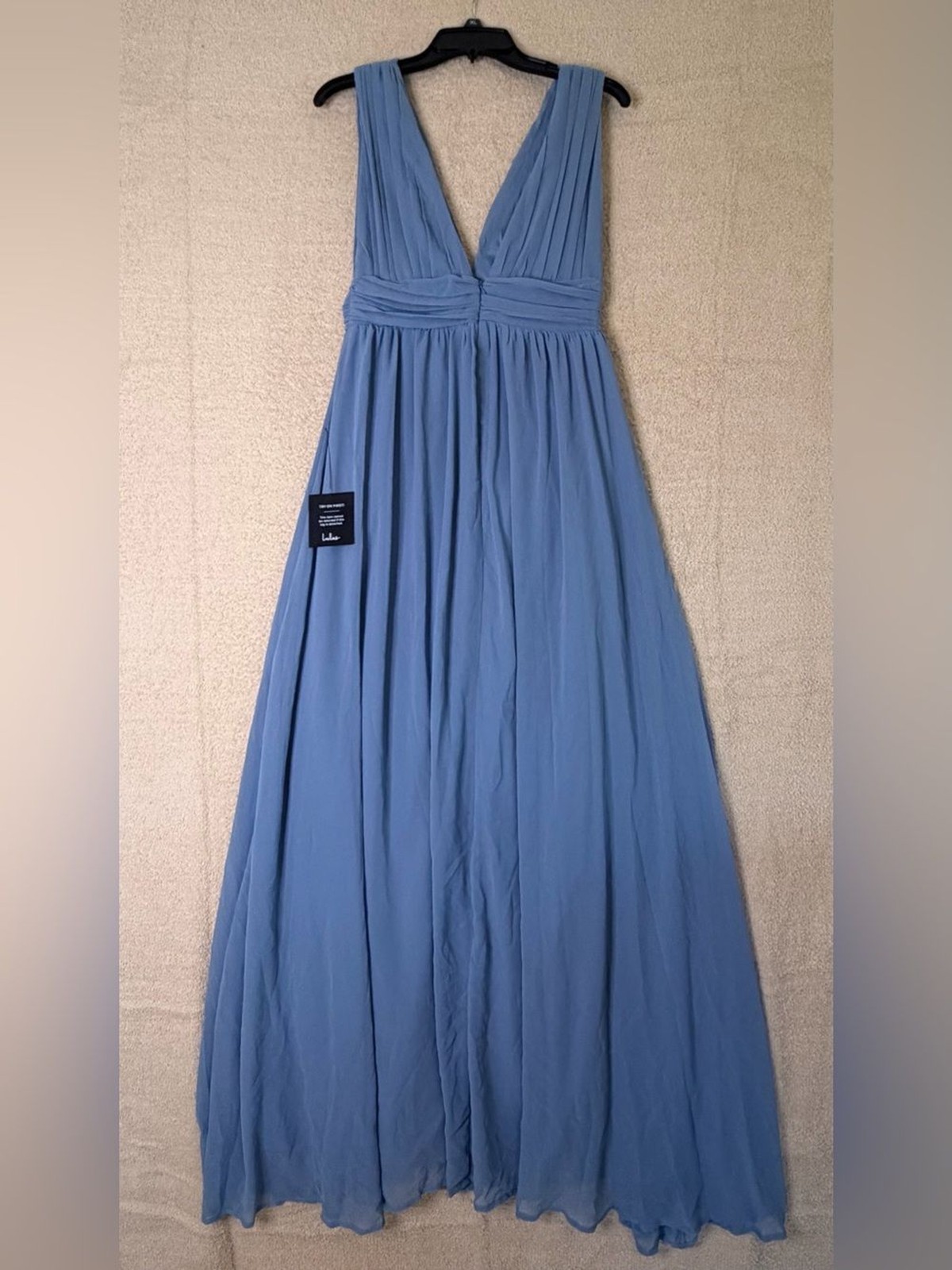 Lulus Heavenly Hues Light Blue Maxi Dress Size S NWT