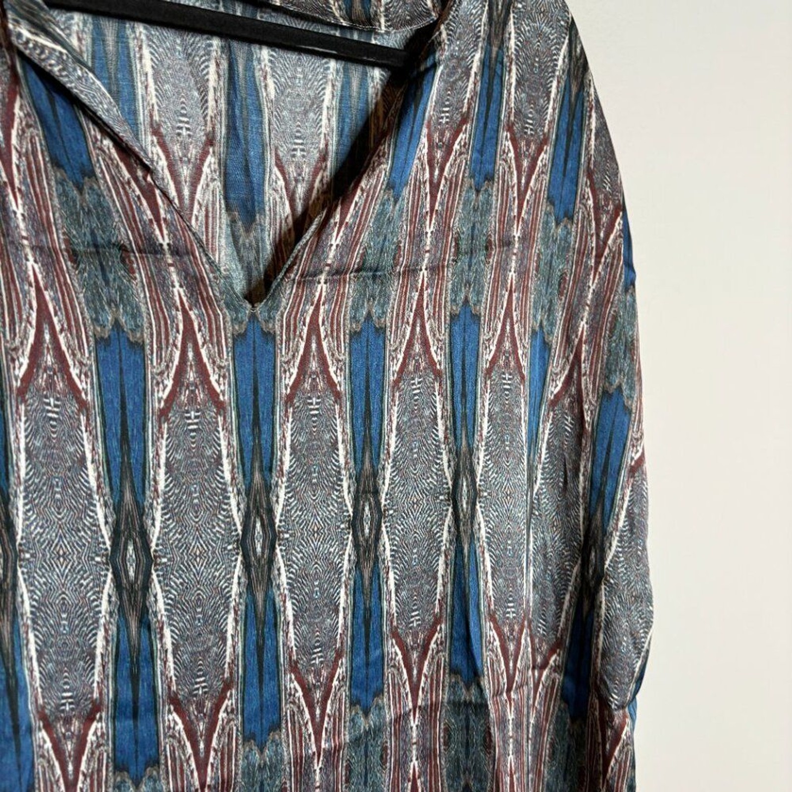 0039 Italy patterned tunic top