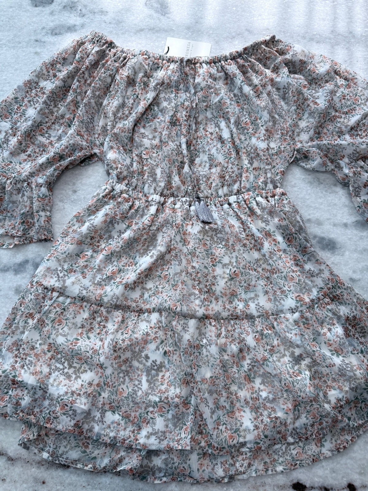 NWT Promesa floral boho mini dress size M