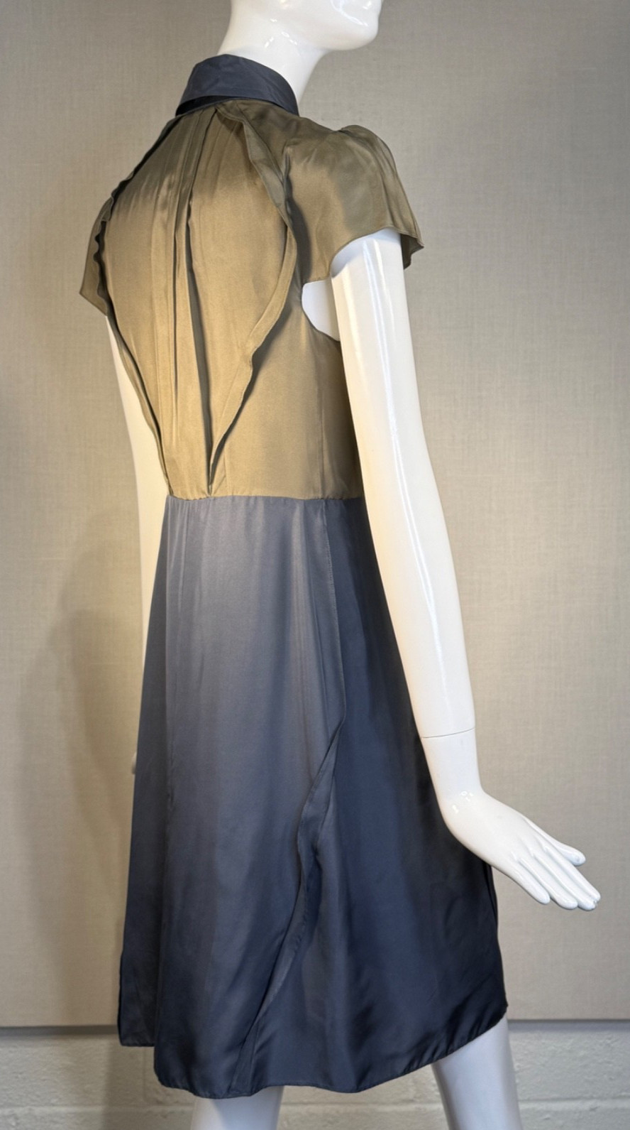 Carven 2013 Featherweight SILK Habotai Dress SIZE FR38 US6, Spring Summer Runway