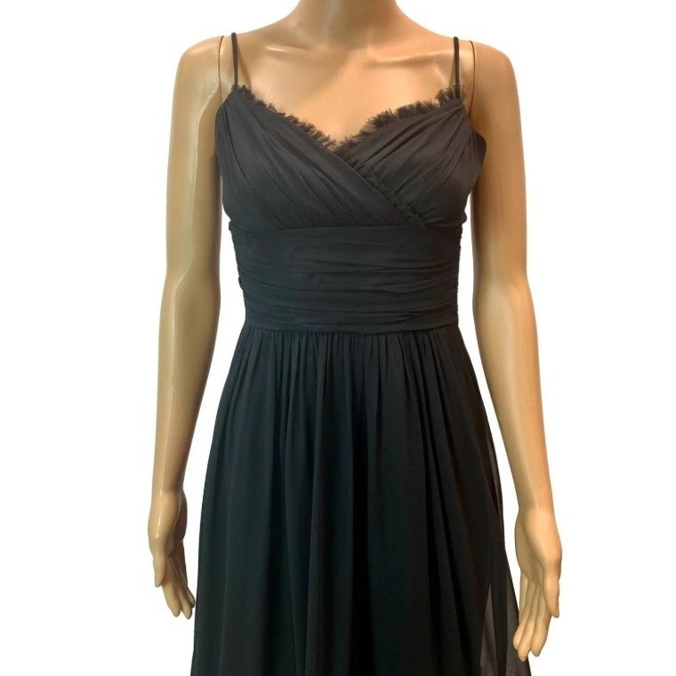 Laundry Shelli Segal Quiet Luxury Silk Dress Women 4 Evening Glam Timeless