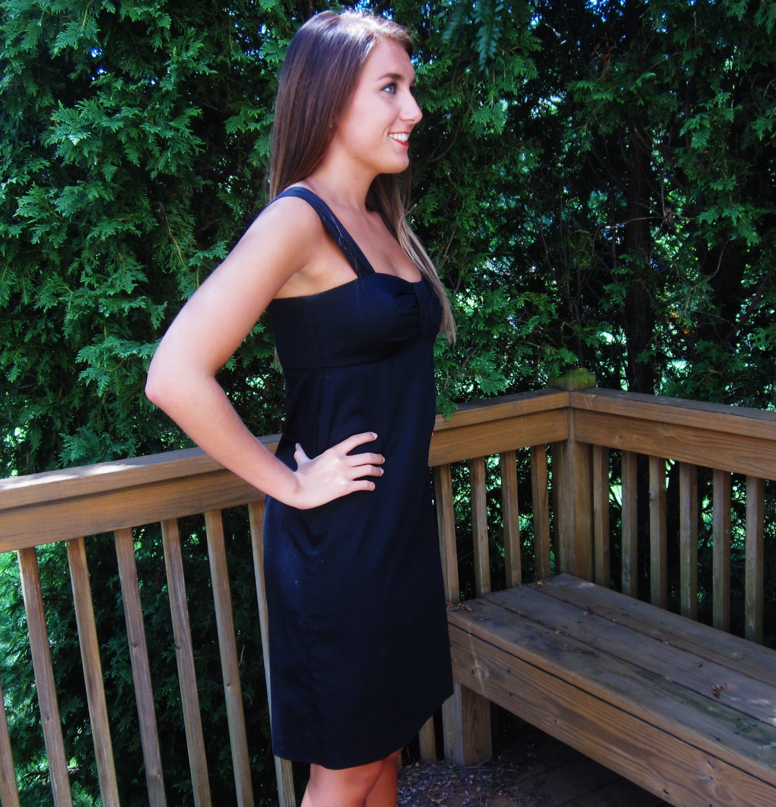 Kate Spade CLASSIC sexy LITTLE BLACK PARTY Dress size 4 UNIQUE! SIMPLE