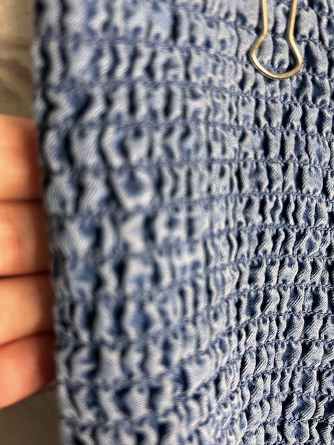 1X/2X/3X/4X New Cotton Medium Wash Blue Denim Smocked Sundress Dress Maxi Skirt