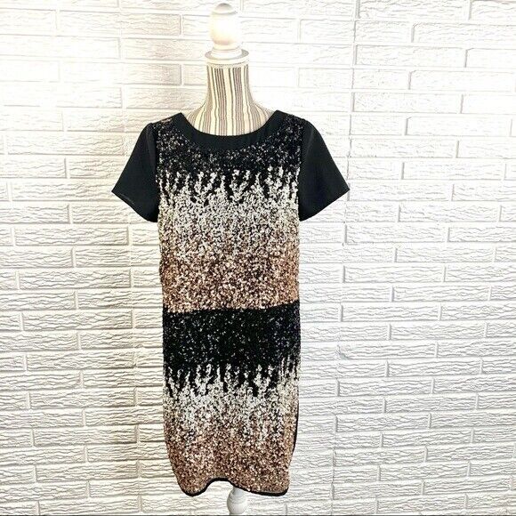 Miss Me Ombré Sequined Cocktail Dress Size Small