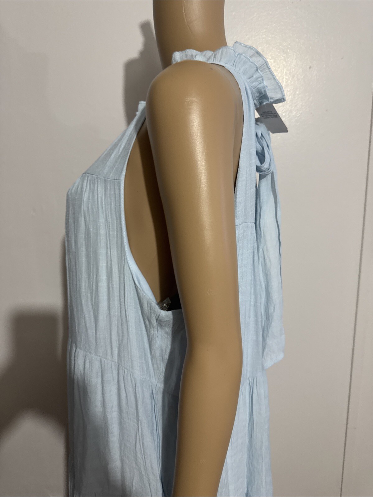 INDIGO SOUL BLUE MAXI SUNDRESS BLUE SLEEVELESS SIZE XL Women’s NEW!