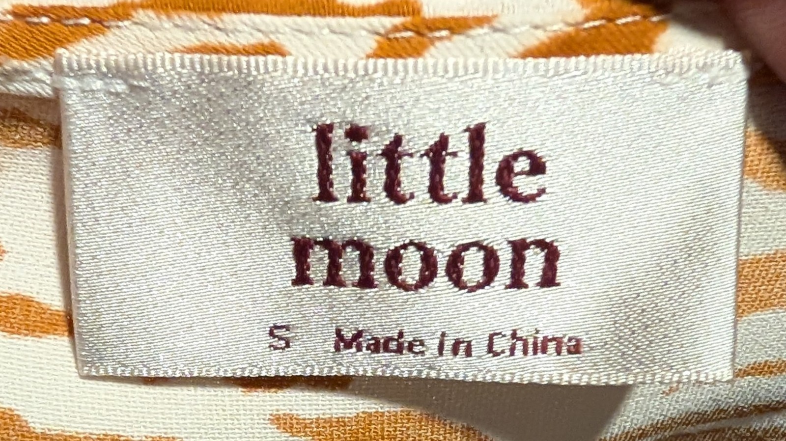 Aritzia Little Moon Julep Dress L/S Ruffle Wrap Dress Giselle Amber Earth S NWT