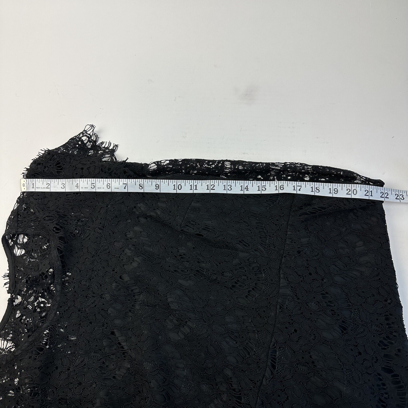 Lane Bryant Dress Black Solid Lace Size 20 Modest Classic Romantic Goth