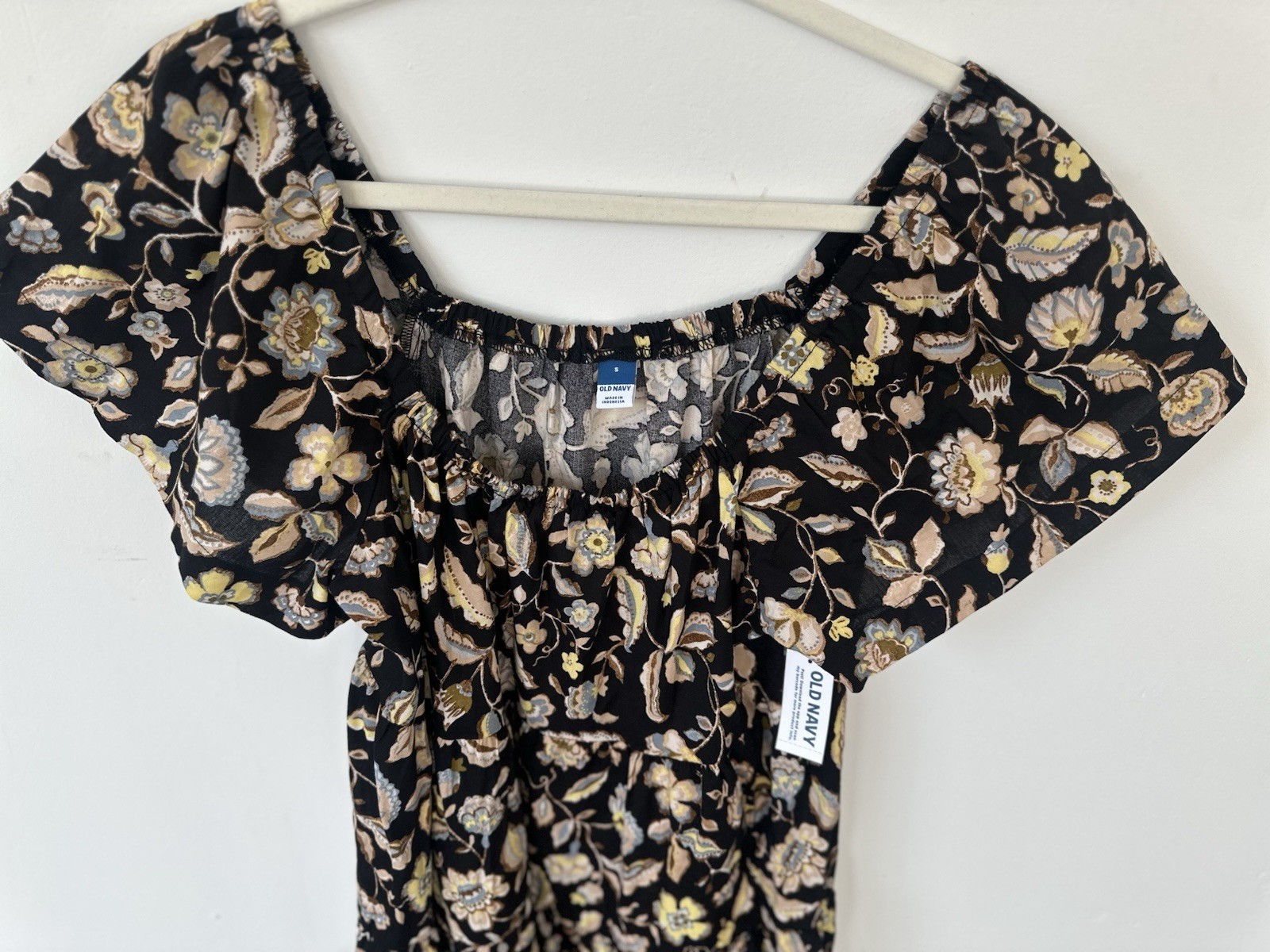 Old Navy Floral Square Neck Babydoll Dress NWT Size Small