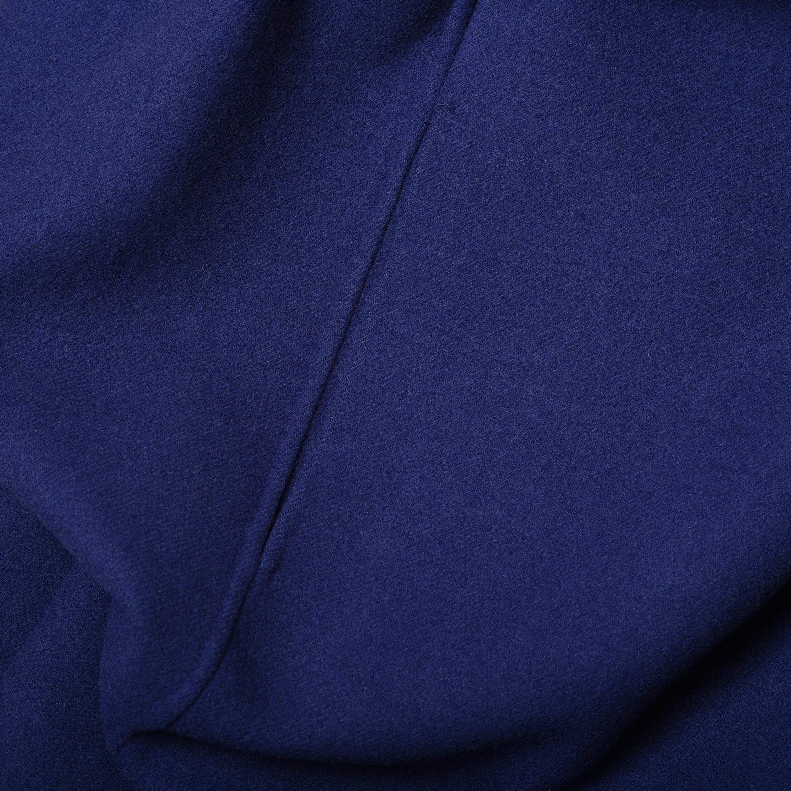 Jil Sander Blue Wool Cashmere Shift Dress Long Sleeve Designer Midi Dress