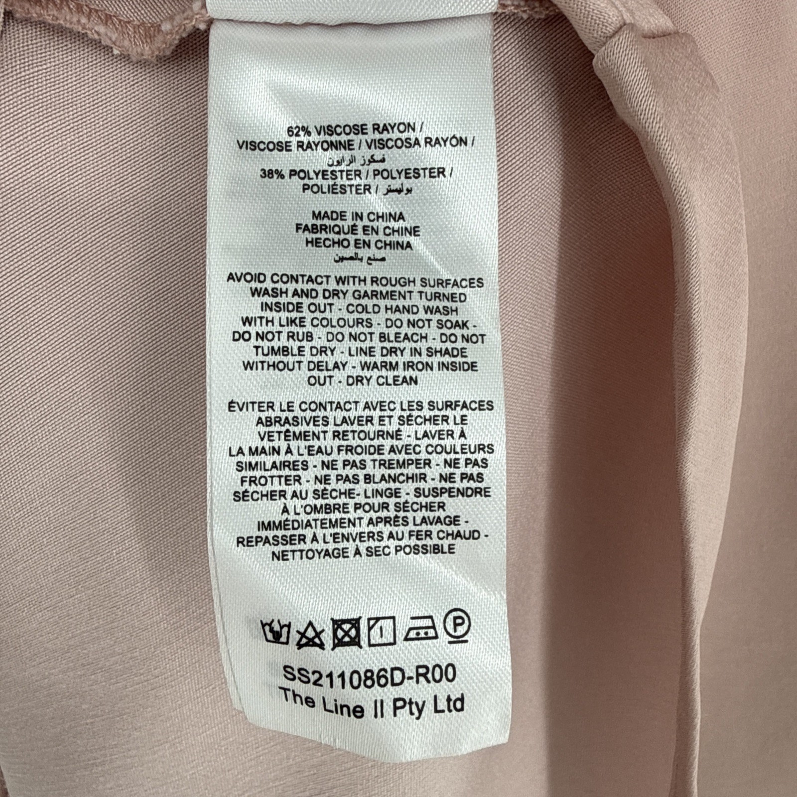 Significant Other Size US 2 Vienna Satin Blush Pink Slip Midi Dress New Flaw