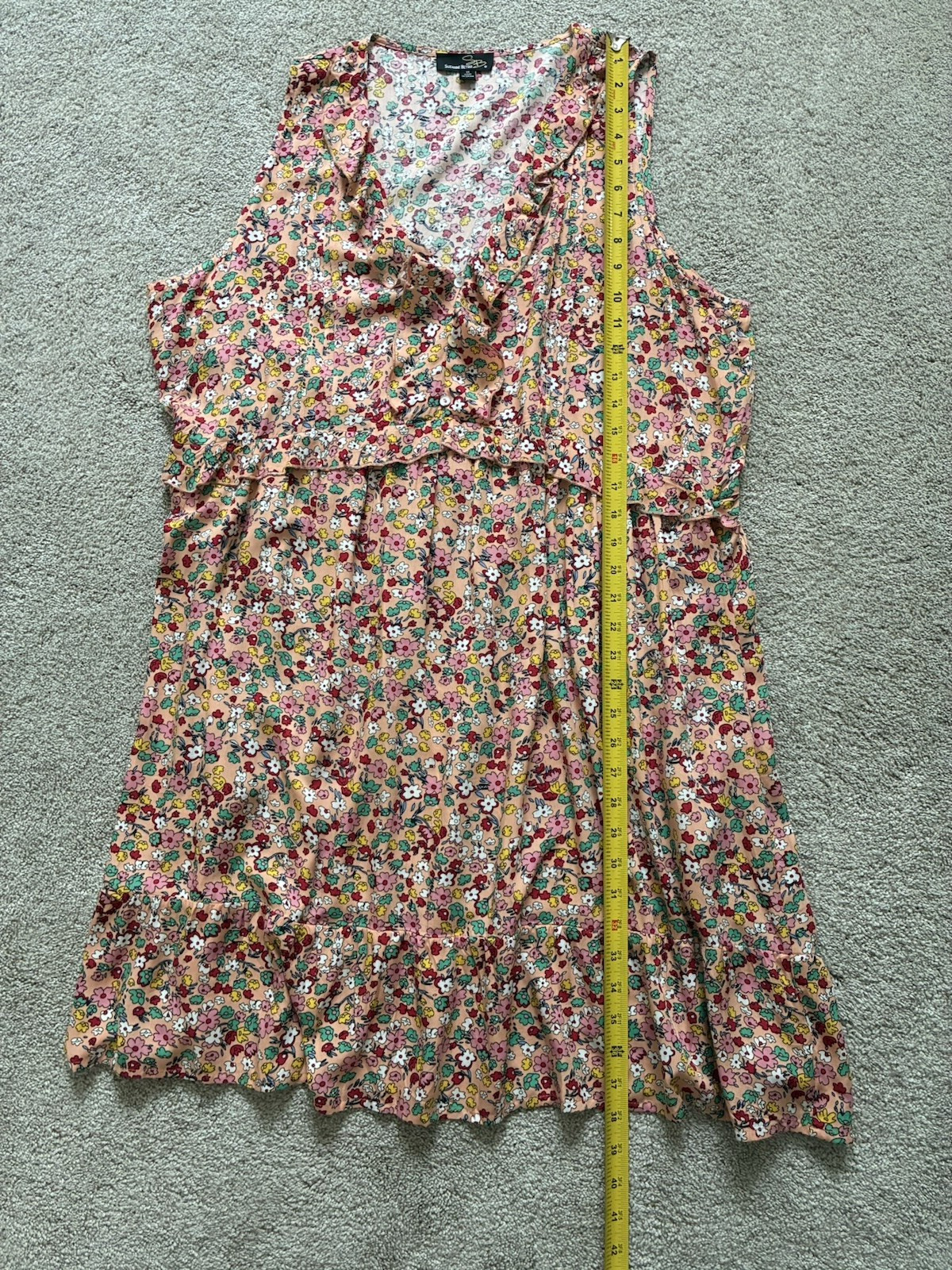 Suzanne Betro Summer Ditsy Floral Cottagecore Dress Women’s 1X