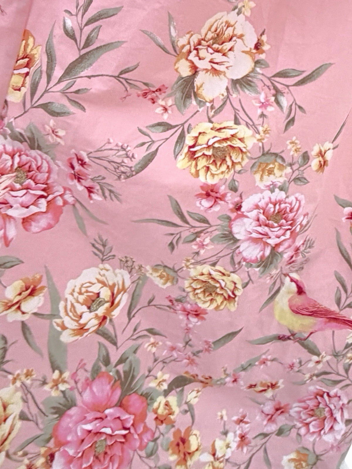 Joie Pink If Only Studio Floral Cotton Midi Dress Size Large L NWT