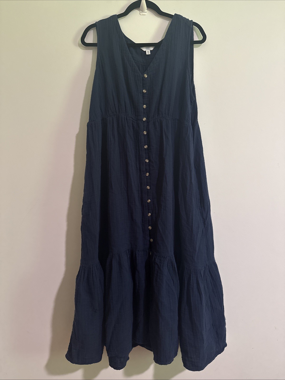 Women’s Navy Blue Sleeveless Dress XXL Size 20 Time True
