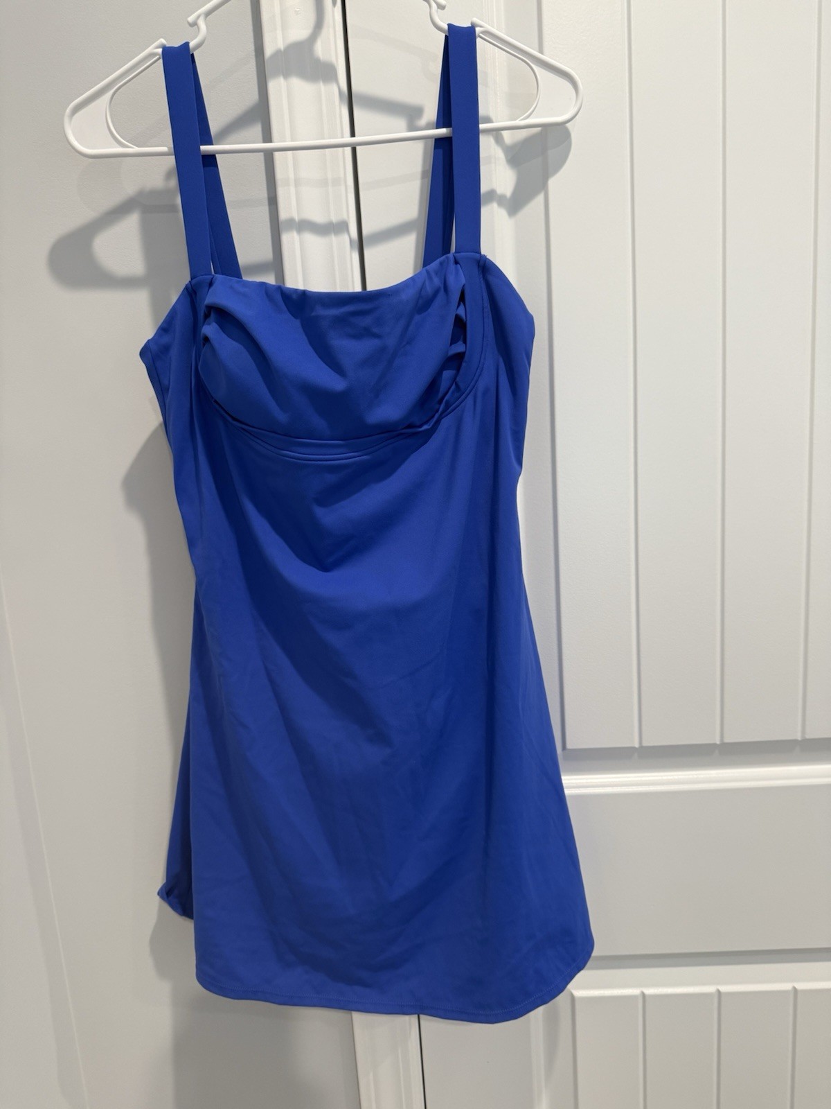 Halara Women’s athletic Dress Spaghetti Strap Built-In Bra Blue M