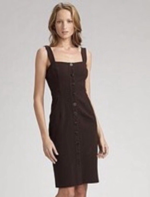 DIANE von FURSTENBERG ELENIE CHOCOLATE SUITING DRESS – US 4 – US 8