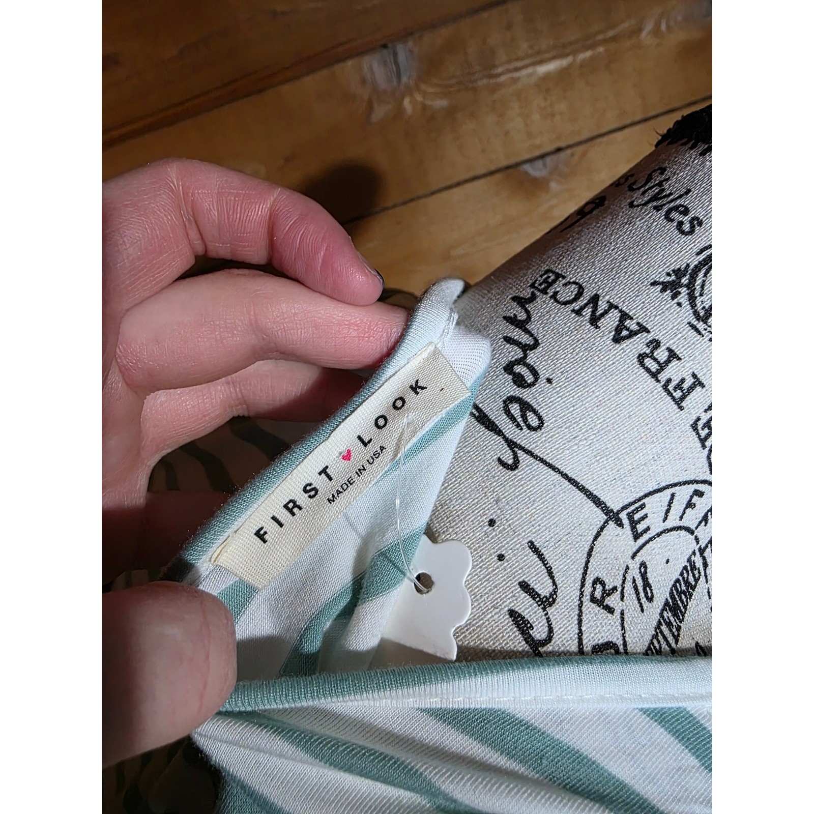 Mint Green White Striped Sleeveless Mini Dress Lace Trim Elastic Waist Womens