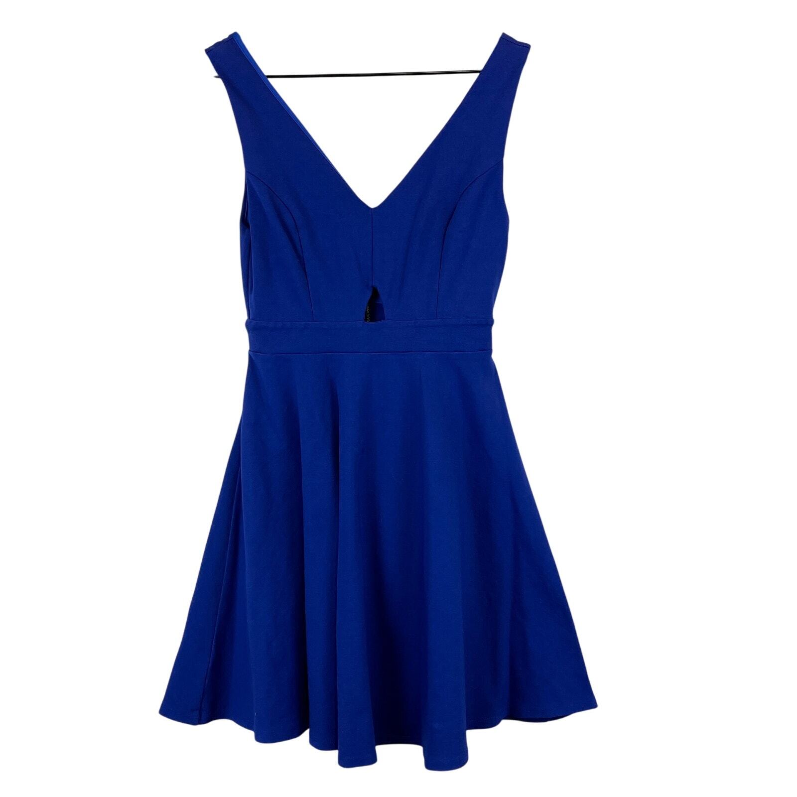 Altar’d State Size S Fit & Flare Mini A-Line Dress Cobalt Blue Tank