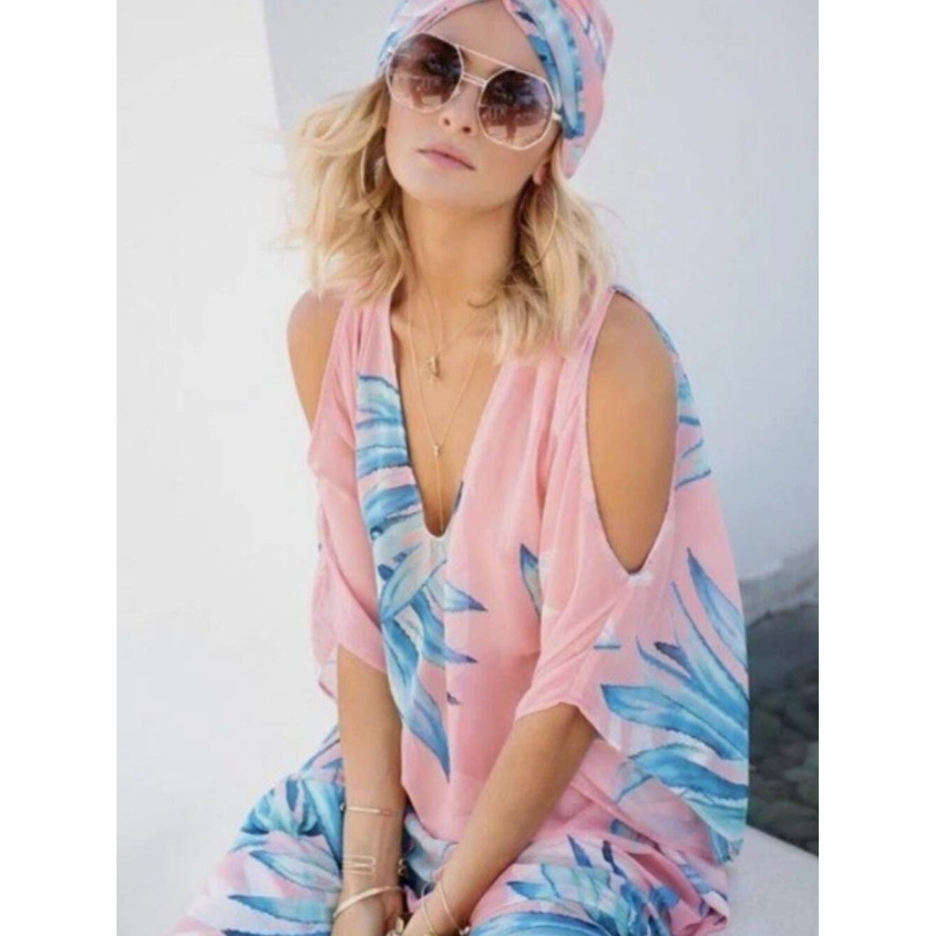 Show Me Your Mumu Tropical Print Maxi Dress