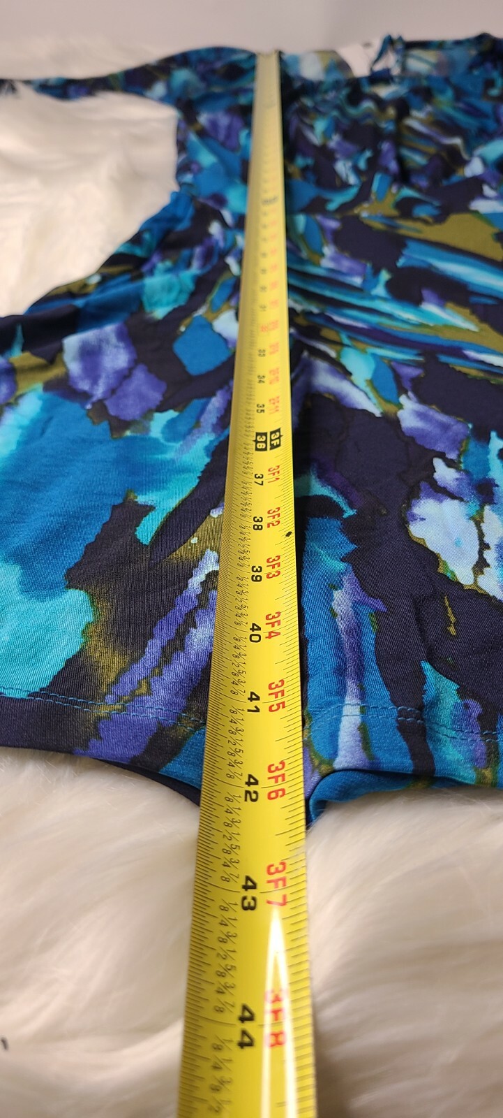 Beautiful Veronica M colored multi pattern Dress SZ S PLEASE SEE MEASUREMENTS