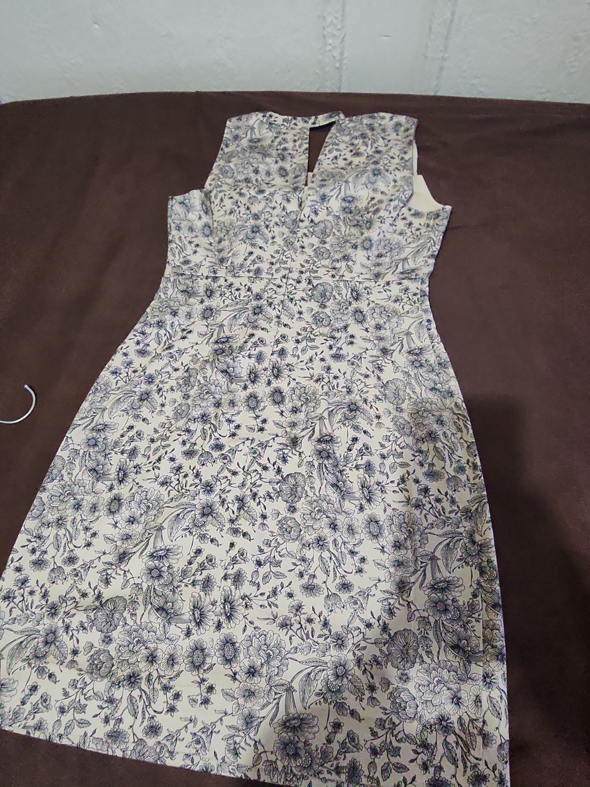 Forever 21..beautiful Print Dress. Black + Bone. stretch..cotton Blend. Sz. Xs.