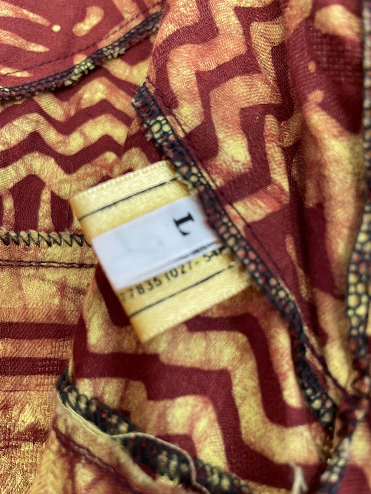 African 100% cotton Long Sundress Genuine Ankara wax batik GHANA zip Handmade L