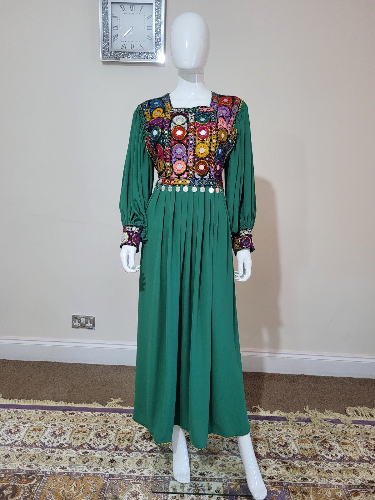 hand made European Arab Asian Clothes Afghani Maxi Afghan Dresses Long Dress