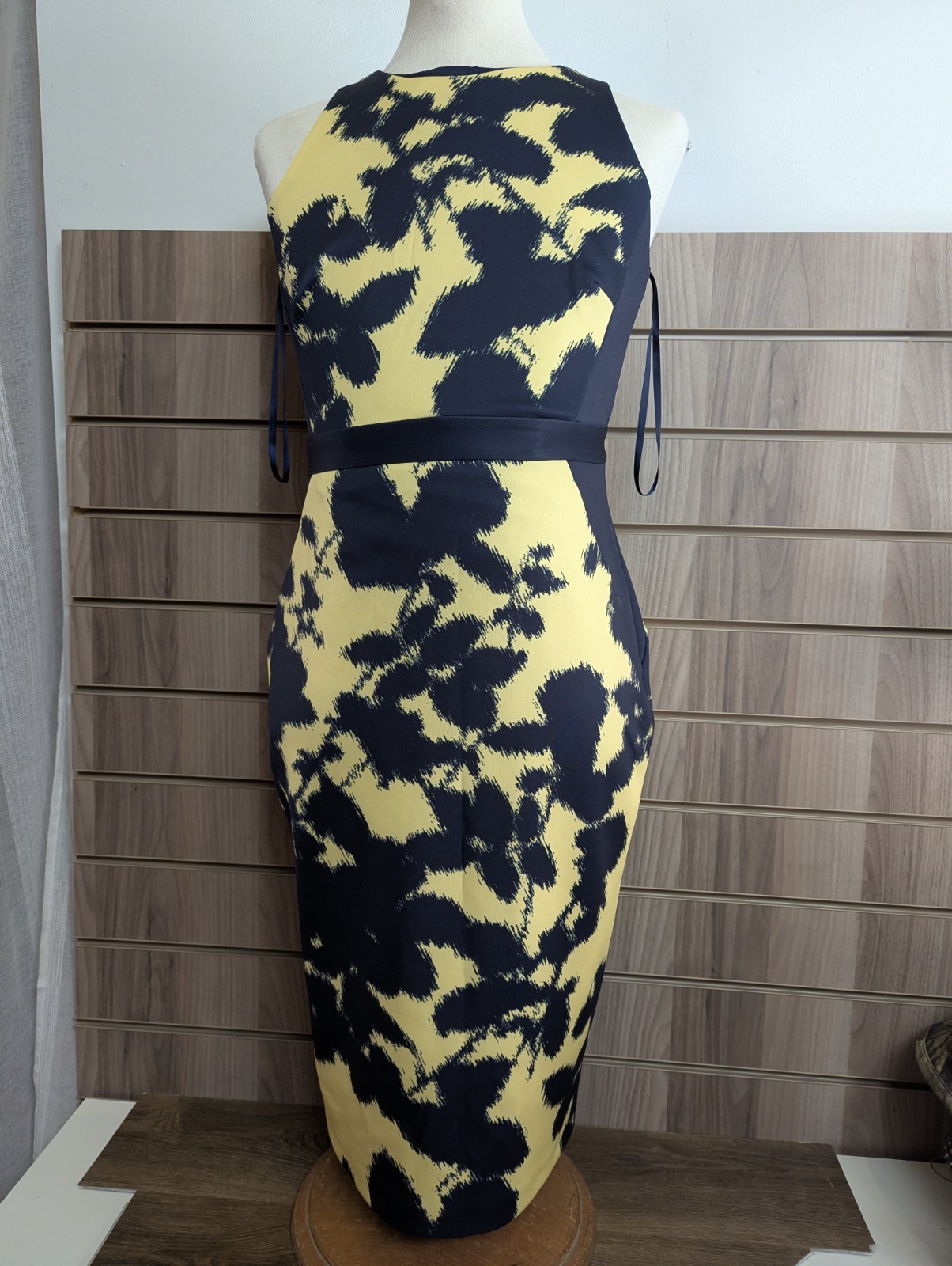 Coast Fitted Stretch Dress Ladies Summer Holiday Luxury Long Zip Flash UK 12