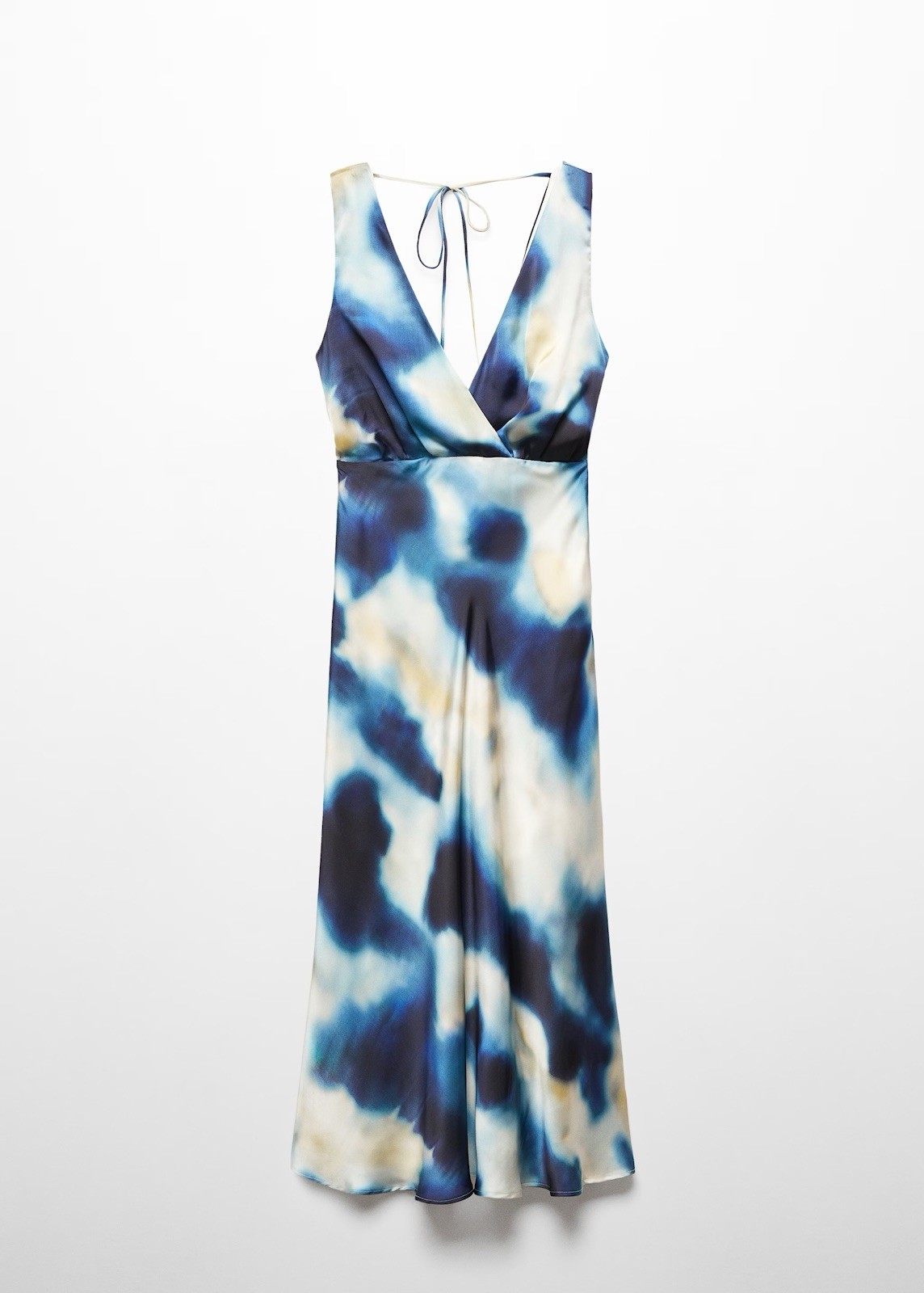 Gradient satin dress