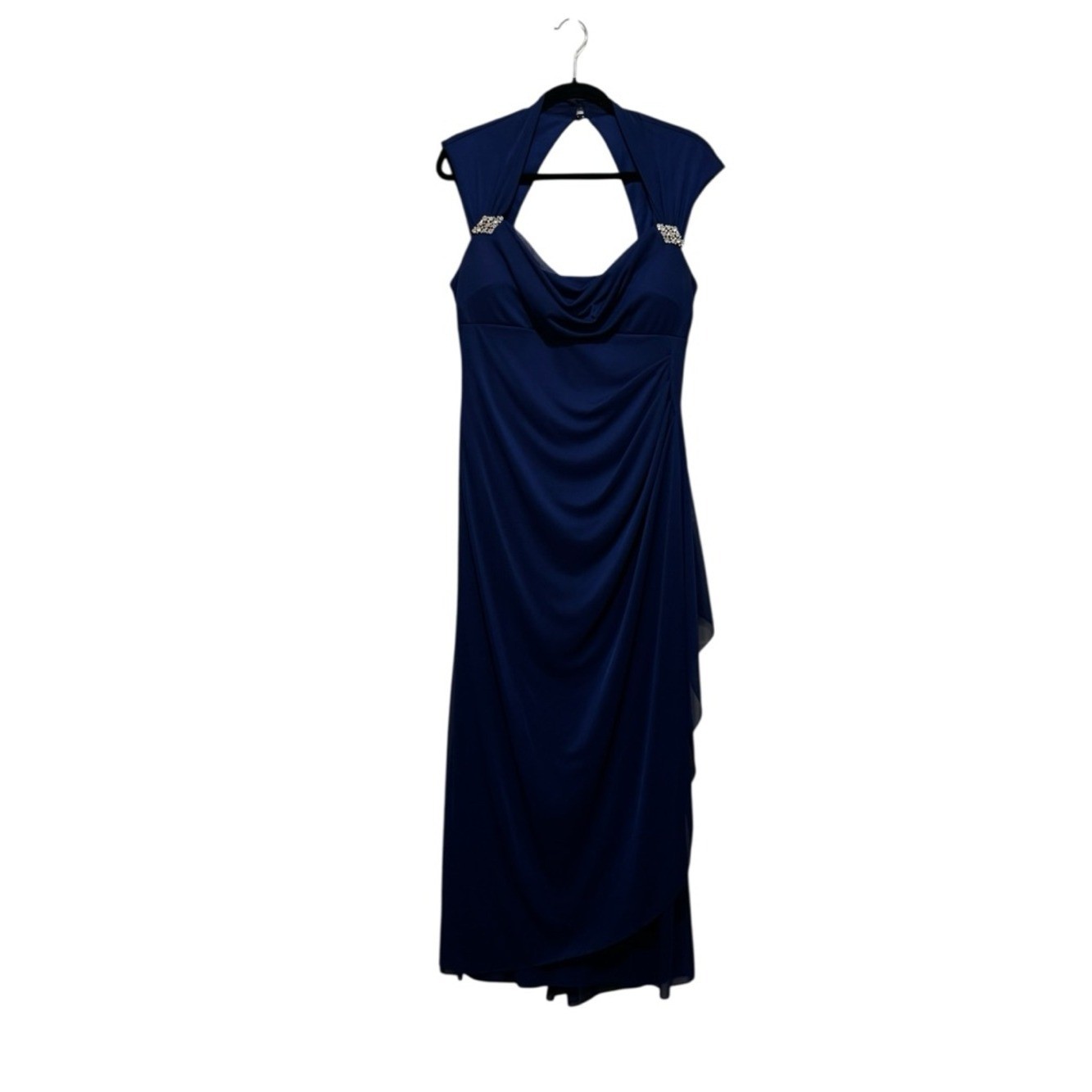 Elegant Cobalt Blue Evening Gown