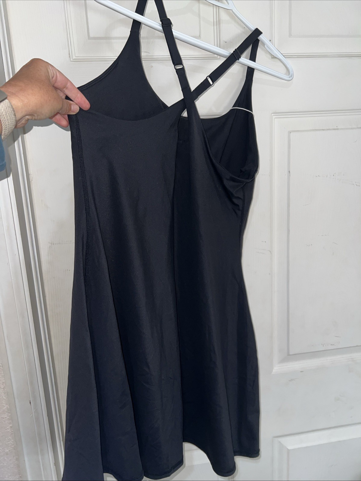 Halara Everyday SoftlyZero Backless 2-in-1 Flare Workout Plus Size 1X Dress NWT