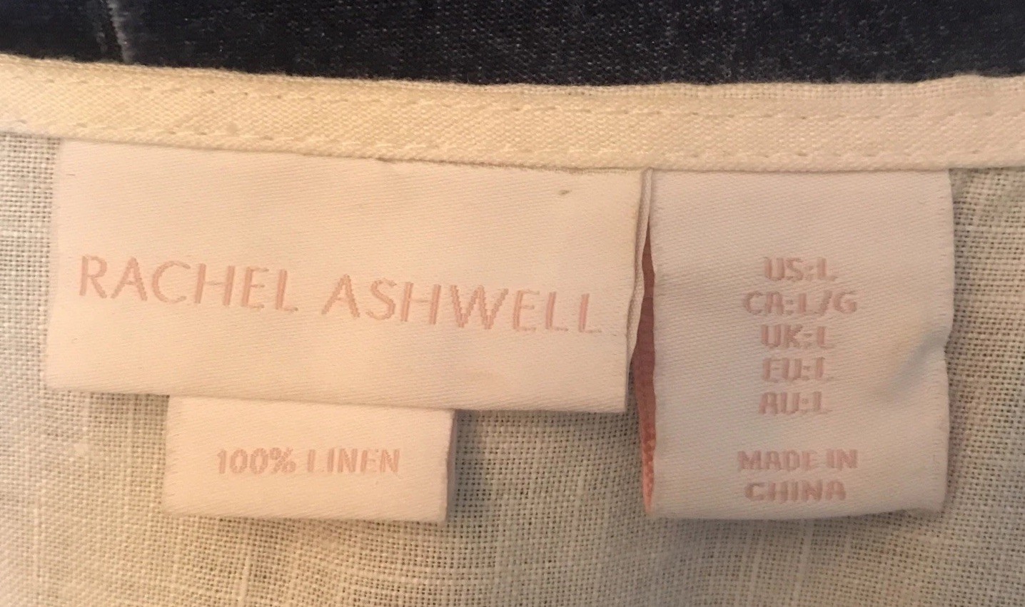 RACHEL ASHWELL White 100% Linen Maxi Dress Medium Sleeveless Side Zip