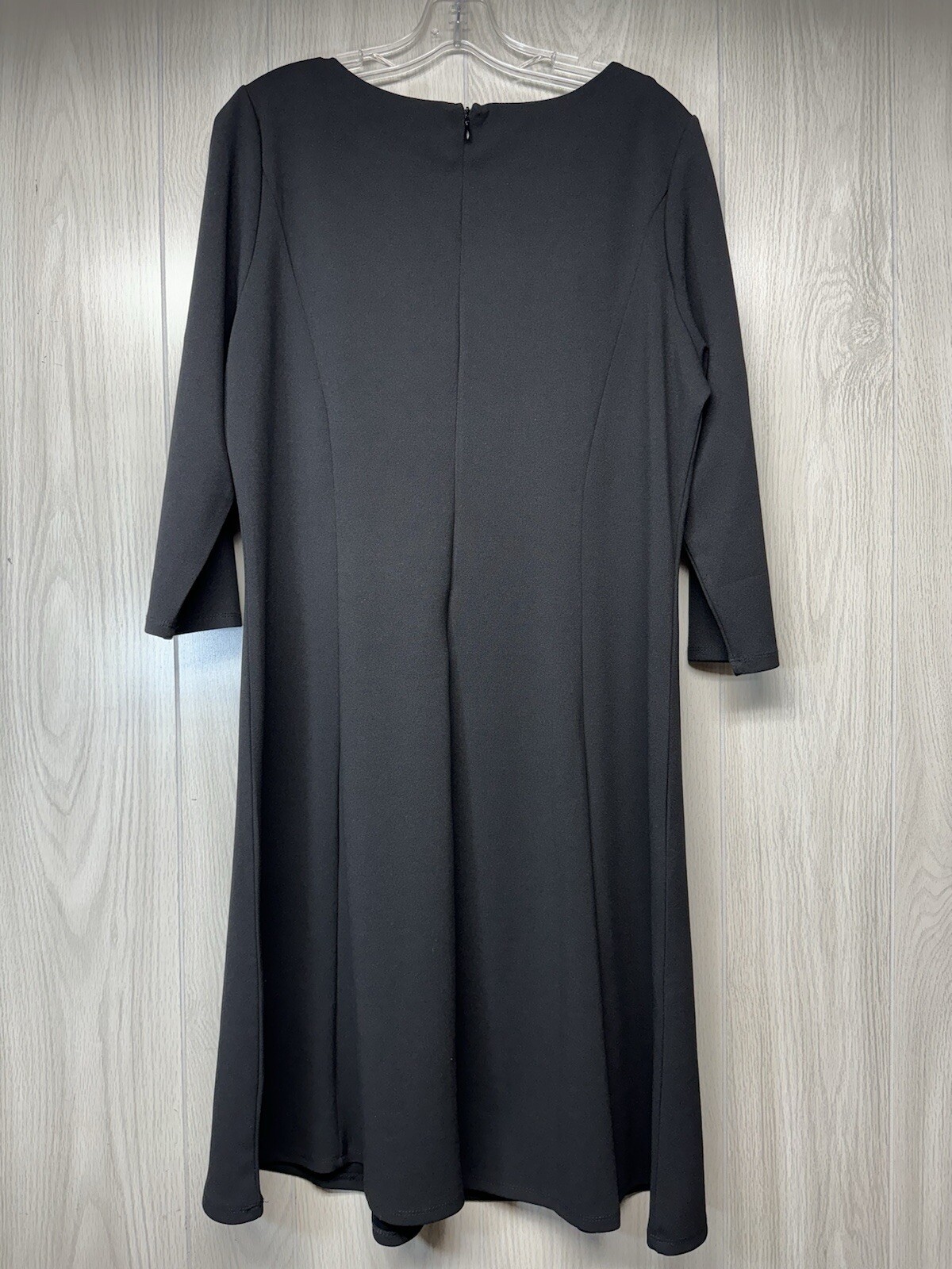 Dennis by dennis basso black a-line dress Size 14