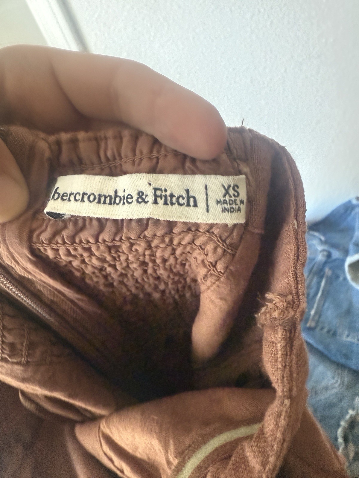 Abercrombie and Fitch Women’s Rust Dress Size XS Strapless Lined