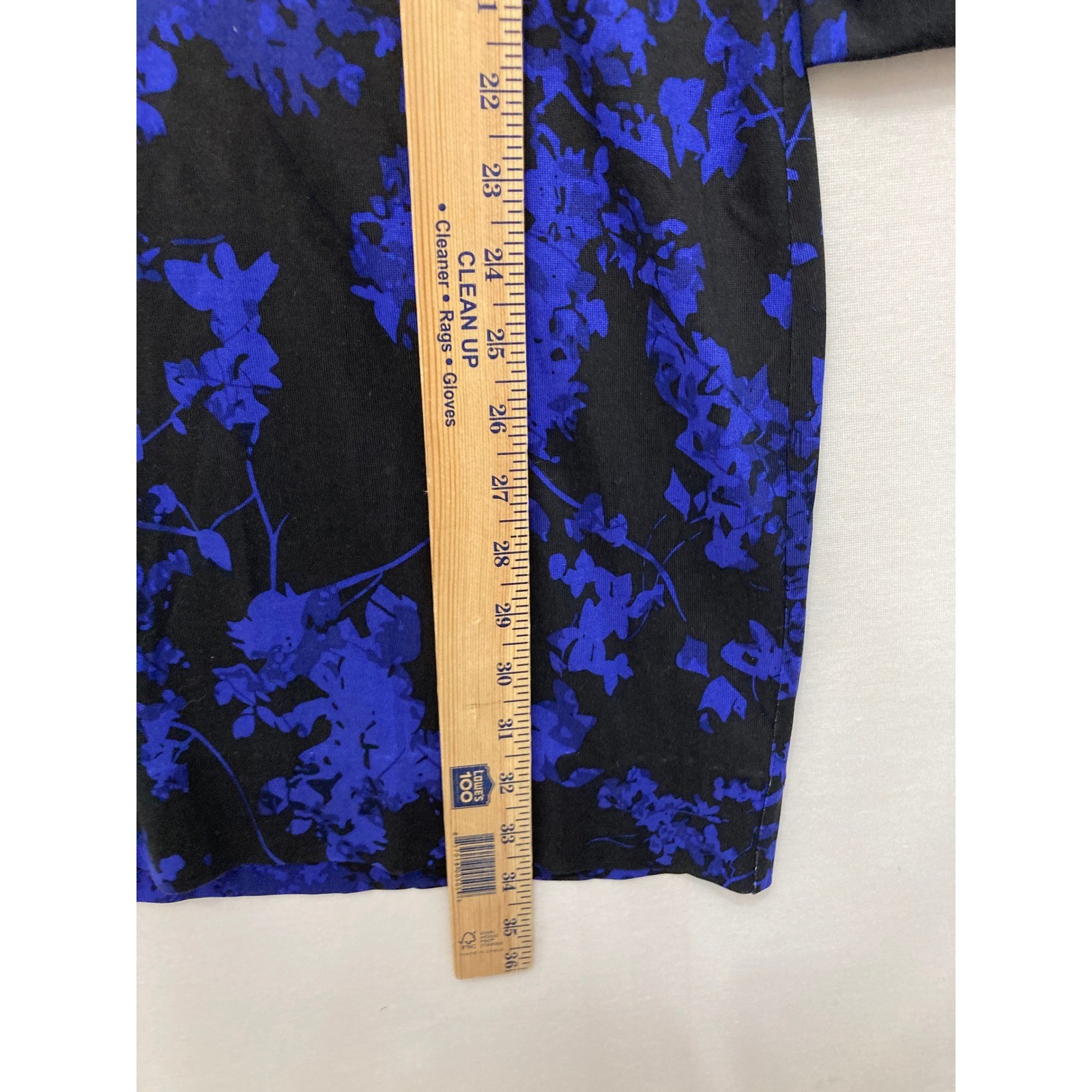 Diane von Furstenberg Silk Jersey Raye Dress size 6 Blue Black Floral Preppy