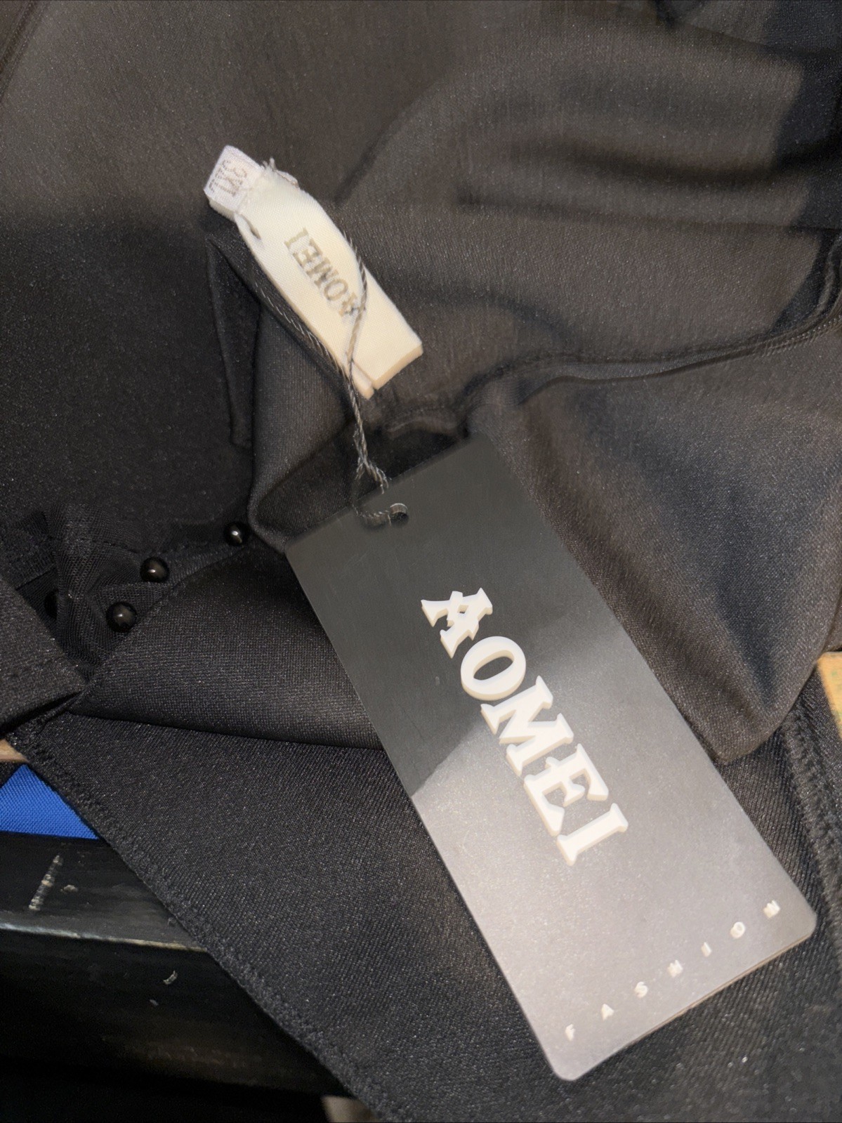 Elegant Aomei Black Designer Pant- Jumper- New With Tags- 3 X Estate Find.