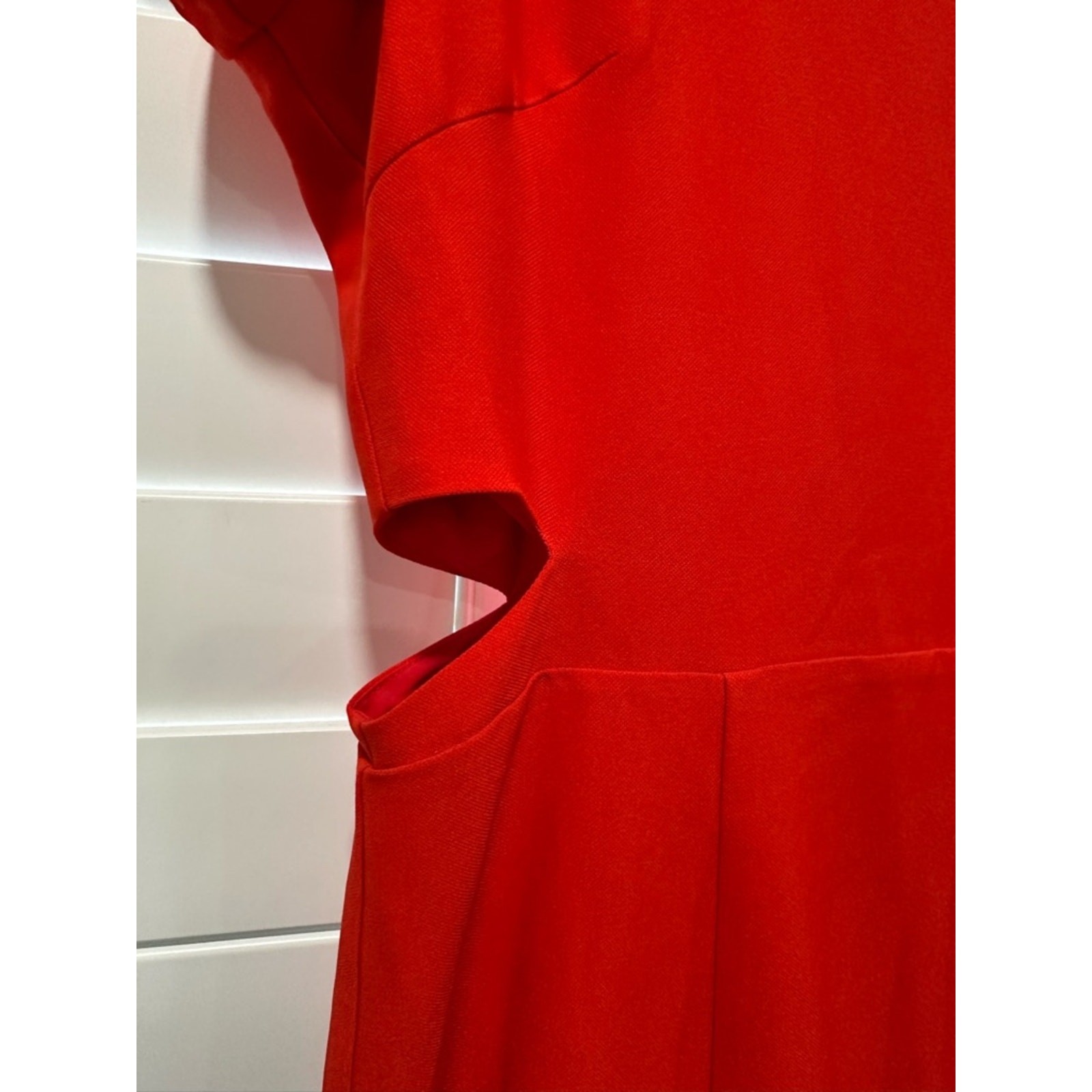 NBD x Naven Red Cutout Mini Dress Large NWT Cocktail Revolve Flame Scarlet Party
