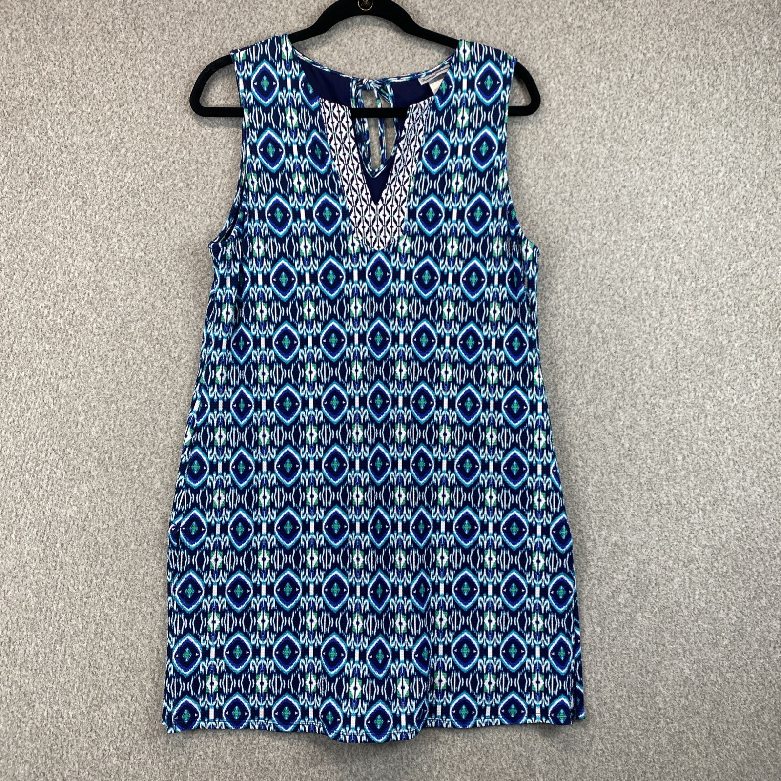 Tommy Bahama Geometric Print Tunic Dress M Skort Athleisure Golf Coastal Pickle